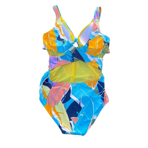 JANTZEN Swimsuit One Piece Size 12 Colorful - Picture 3 of 7